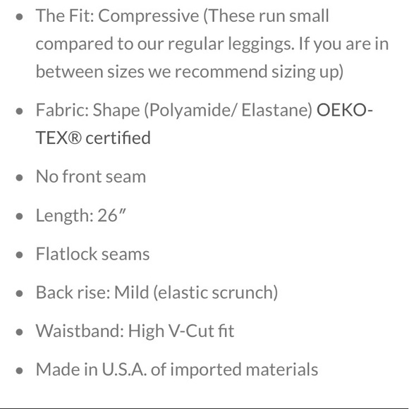 High V Cut NC Shape Define Max Leggings Orange Fresh - Picture 7 of 13